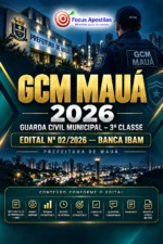 Apostila GCM Mauá 2026 – Guarda Civil Municipal 3ª Classe