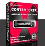 Apostila CONTER e CRTRs Auxiliar de Serviços Gerais concurso, PDF download 2025