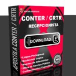 APOSTILA CONTER CRTR RECEPCIONISTA concurso pdf download imediato 2025