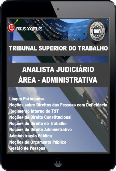 apostila tst pdf analista judiciário administrativa concurso download 2025