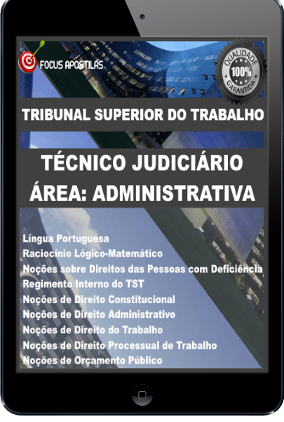 tst técnico judiciário administrativa 2025
