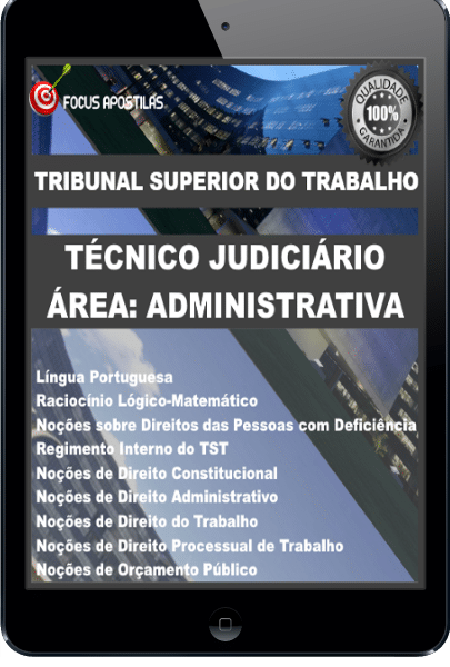 tst técnico judiciário administrativa 2024