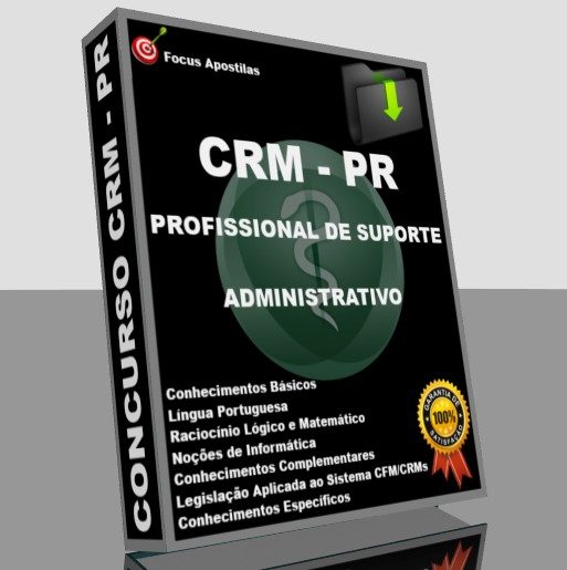 apostila crm pr Profissional de Suporte Administrativo, concurso pdf download