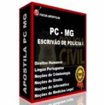 Apostila PC MG Escrivão de Polícia I concurso Polícia Civil Minas Gerais 2025