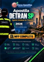 Capa da Apostila DETRAN SP Agente Estadual de Trânsito 2026 em PDF