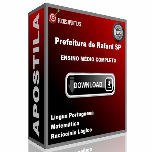 Apostila Prefeitura de Rafard SP 2025