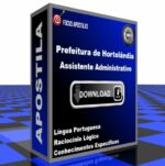 Apostila Prefeitura Hortolândia - Assistente Administrativo PDF DOWNLOAD CONCURSO EDITAL