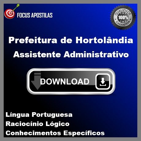 Prefeitura de Hortolândia - Assistente Administrativo 2025