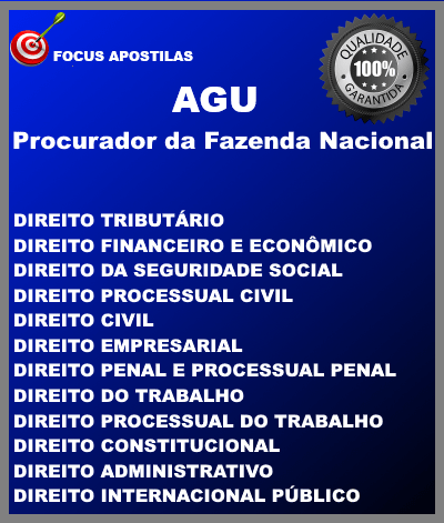 apostila agu procurador da fazenda nacional 2025 pdf download
