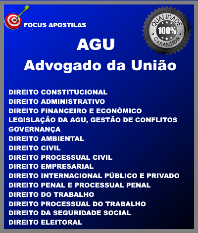 apostila agu advogado da união pdf download