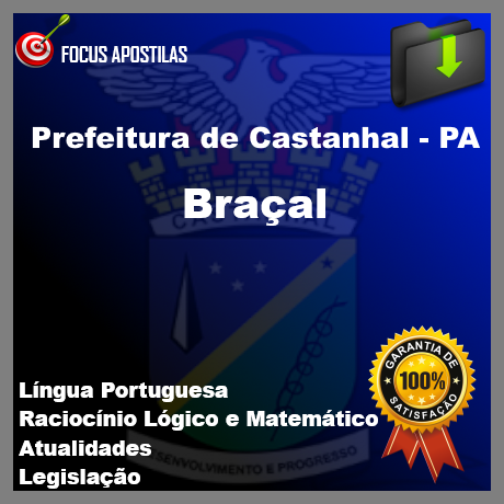 apostila para Braçal em PDF da prefeitura de Castanhal - PA 2025