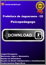 Apostila Psicopedagogo Jaguaruana CE, concurso 2025 PDF download
