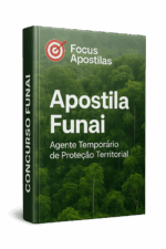 Capa oficial da Apostila FUNAI 2026 para o cargo de Agente Temporário de Proteção Territorial