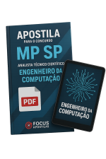 Capa 3D da Apostila Digital MP-SP 2026 - Analista Técnico Científico - Engenheiro da Computação
