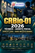Capa da Apostila CRBio-01 2026 – Técnico – Agente Fiscal em PDF